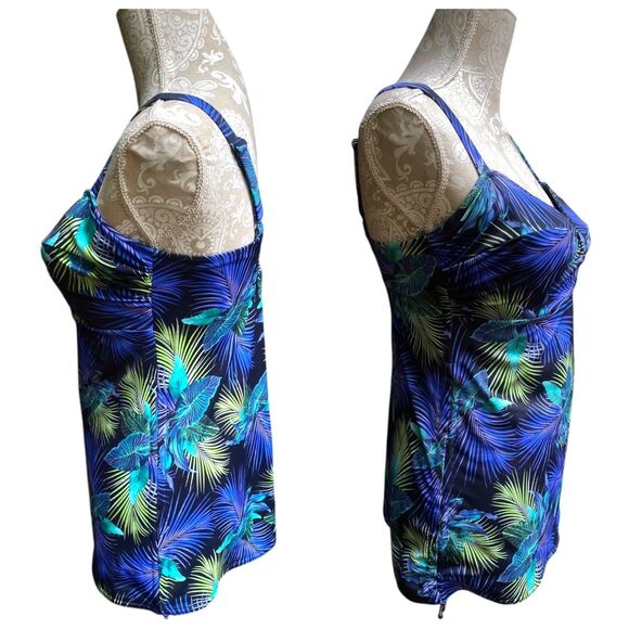 Fantasie Cup fitting Underwire Tankini Swim Top US 36D UK 80D Tropical Vacation - Picture 3 of 14